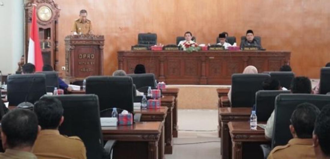 Pj. Wali Kota Bima Papar Rancangan Perda APBD 2024