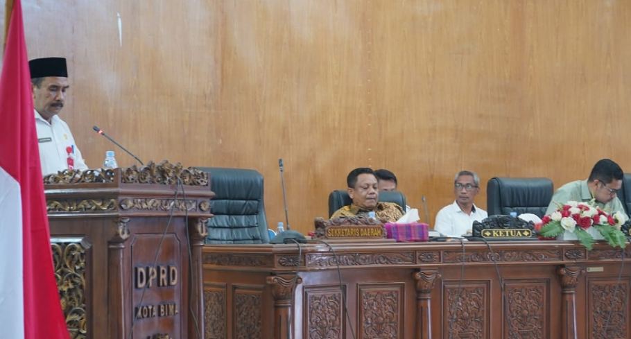 Asisten III Hadiri Rapat Paripurna Ke-9 DPRD Kota Bima