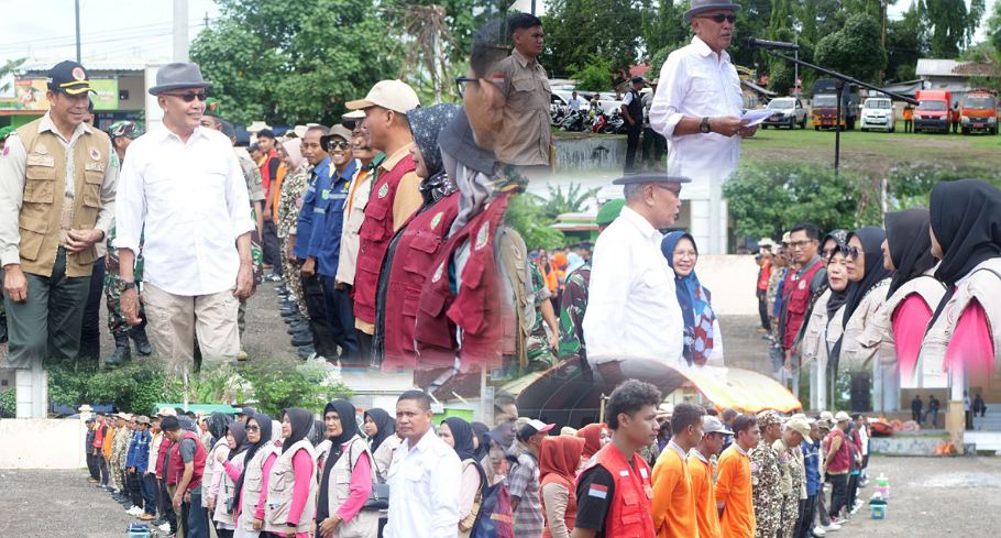 Antisipasi Potensi Bencana, Pemkab Bima Gelar Apel Siaga