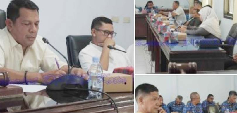 Realisasi Belanja Diangka 26 Persen, Pimpinan dan Komisi – Komisi DPRD Kota Bima Gelar Rapat Gabungan Bersama TAPD