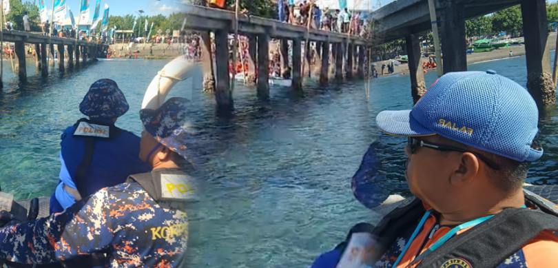 PAM Festival Sangiang Api, Polairud Polres Bima Kota Sampaikan Pesan Ini Kepada Pengunjung