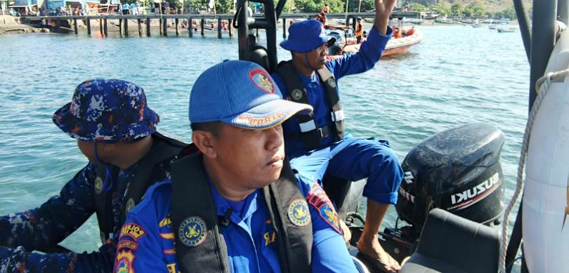 Sigap Polairud Polres Bima Kota Amankan Lomba Dayung FESTIVAL SANGIANG API