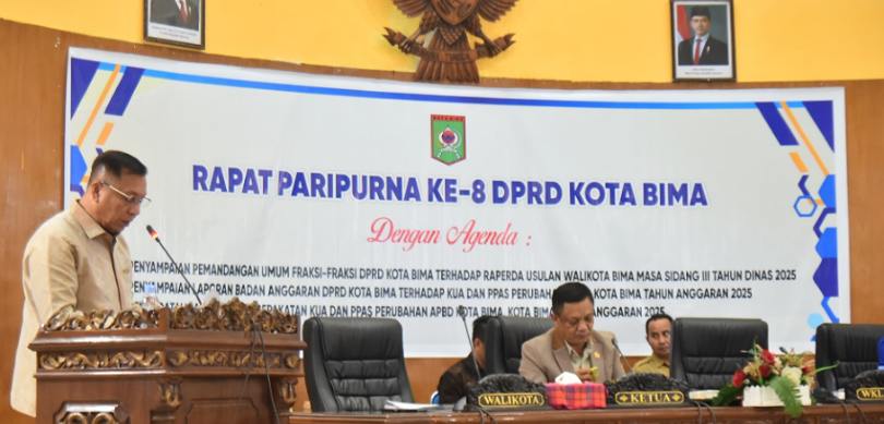 Rapat Paripurna Ke-9 DPRD Kota Bima: Wali Kota Sampaikan Jawaban Atas Pandangan Umum Fraksi dan Pembentukan Pansus Raperda